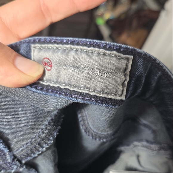 AG Jeans Prima Ankle Cigarette Leg Dark Wash Jeans Sz 27 contour 360 - Picture 4 of 14